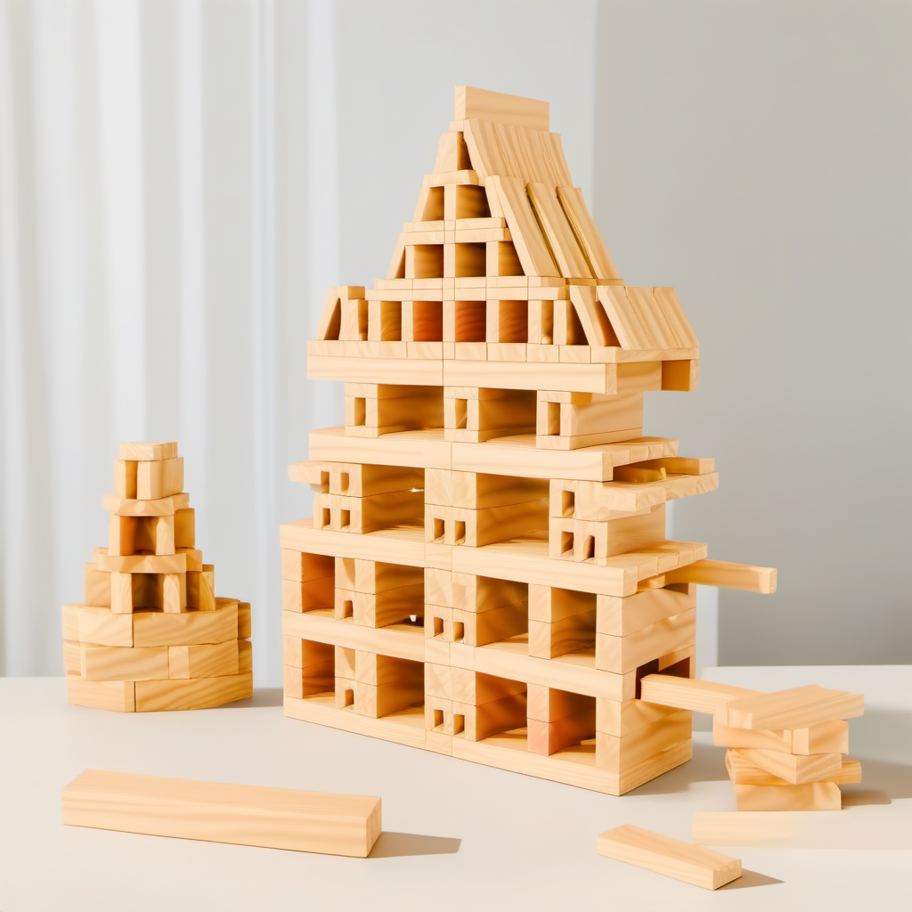 孩子们的积木作品：想象力是最好的礼物 - 边凡阿基米德积木