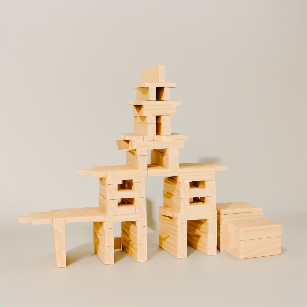 孩子们的积木作品：想象力是最好的礼物 - 边凡阿基米德积木